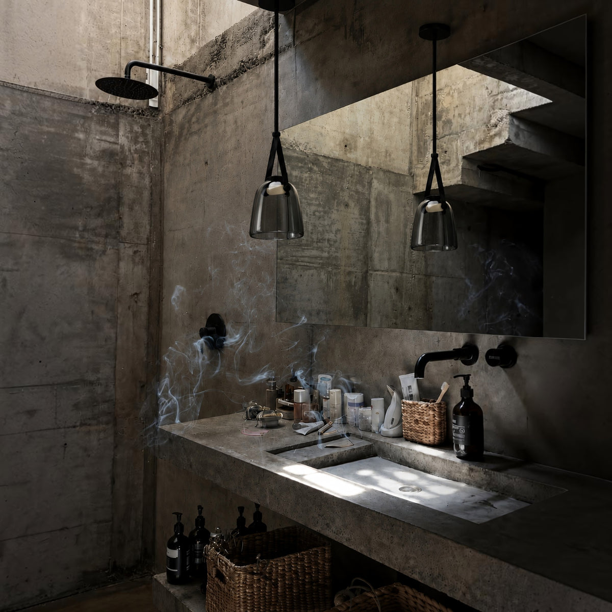 Lampara de colgar Vetro Grey