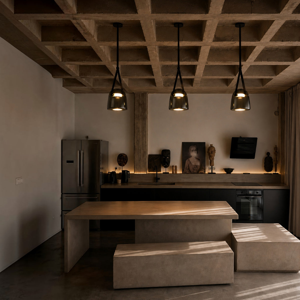 Lampara de colgar Vetro Grey
