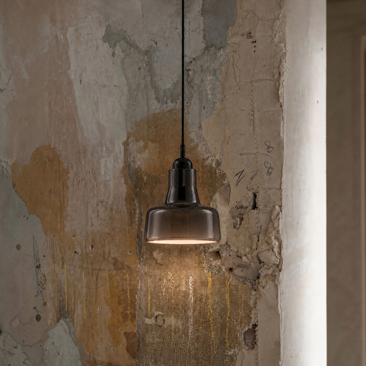 Lampara de colgar Vetro Marble hold M