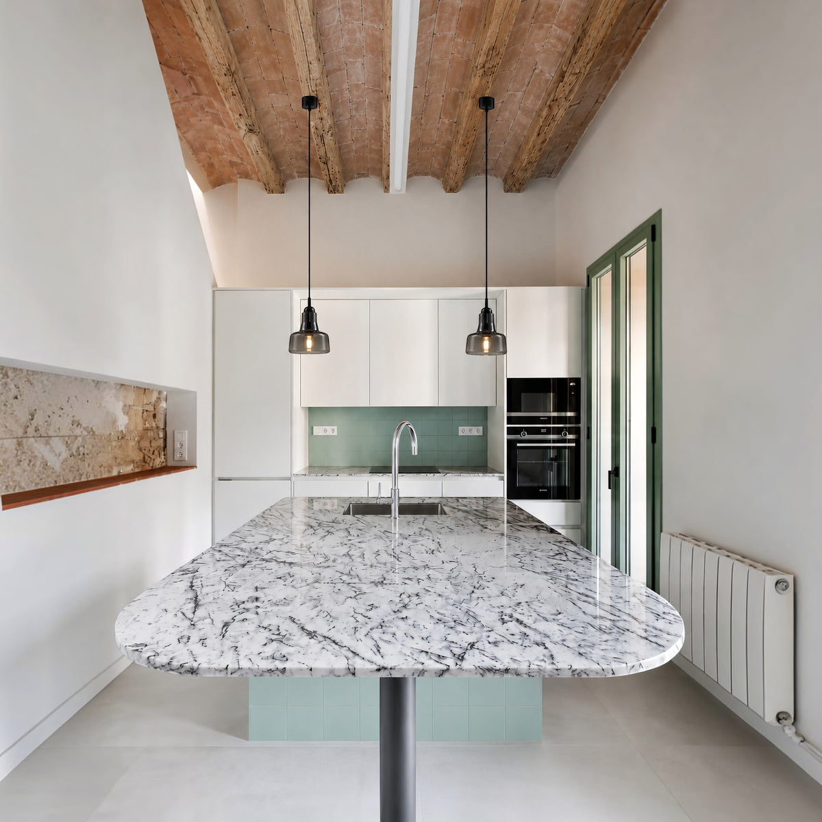 Lampara de colgar Vetro Marble hold M