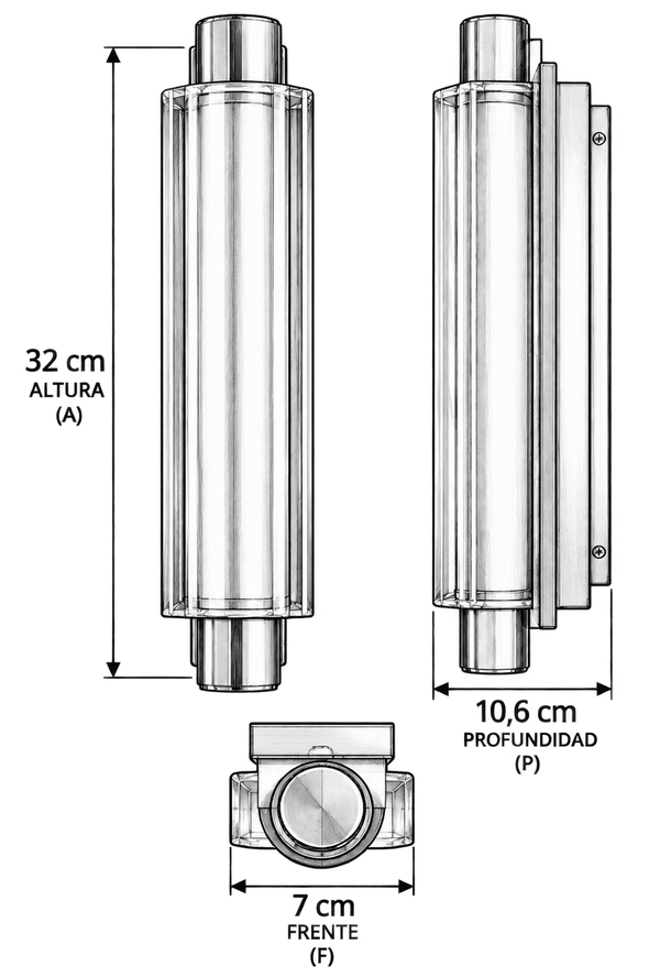 Lampara de pared Axis