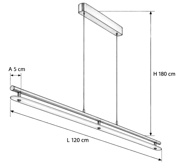 Lampara de colgar Mold flat