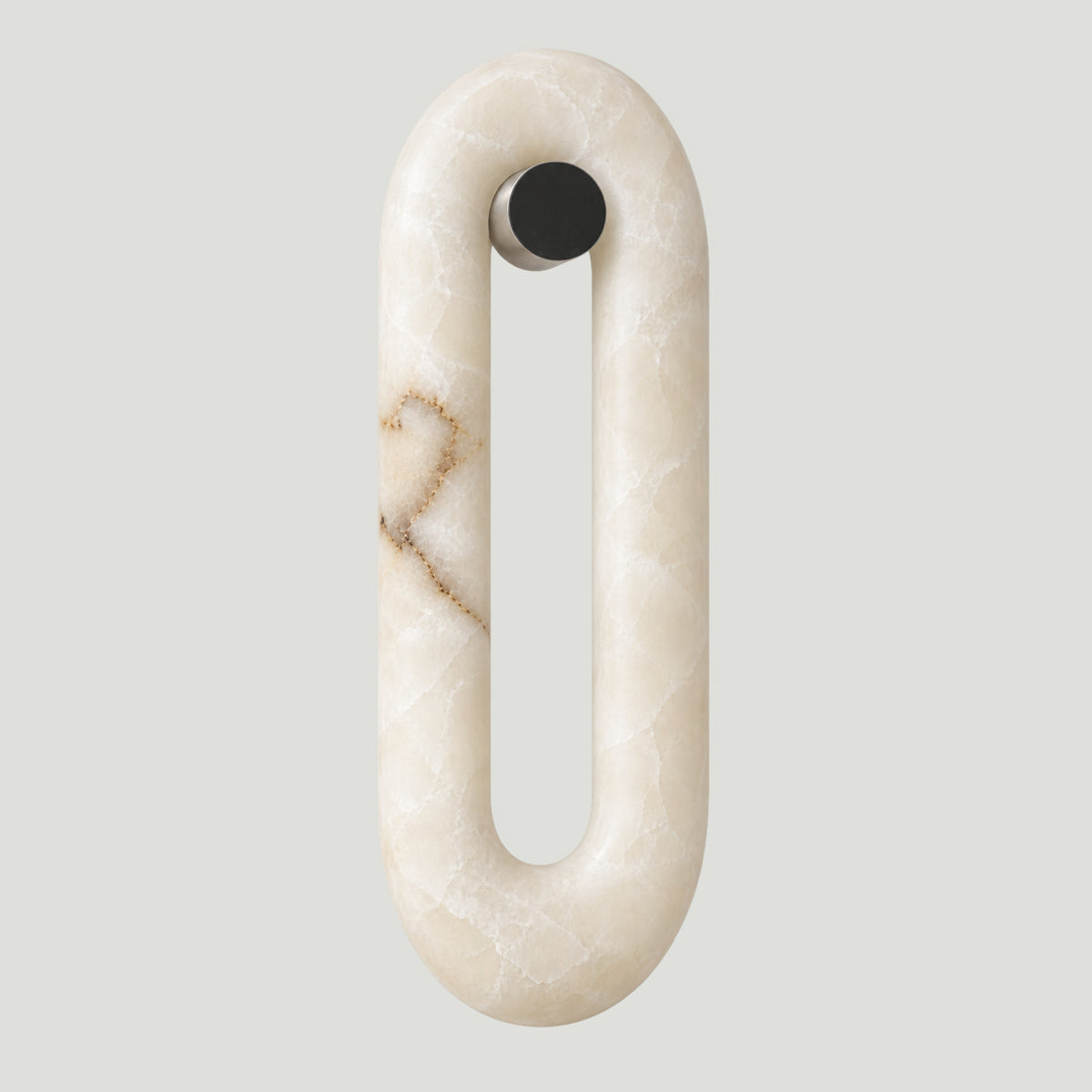 Lampara de pared Lithos oval hose símil mármol