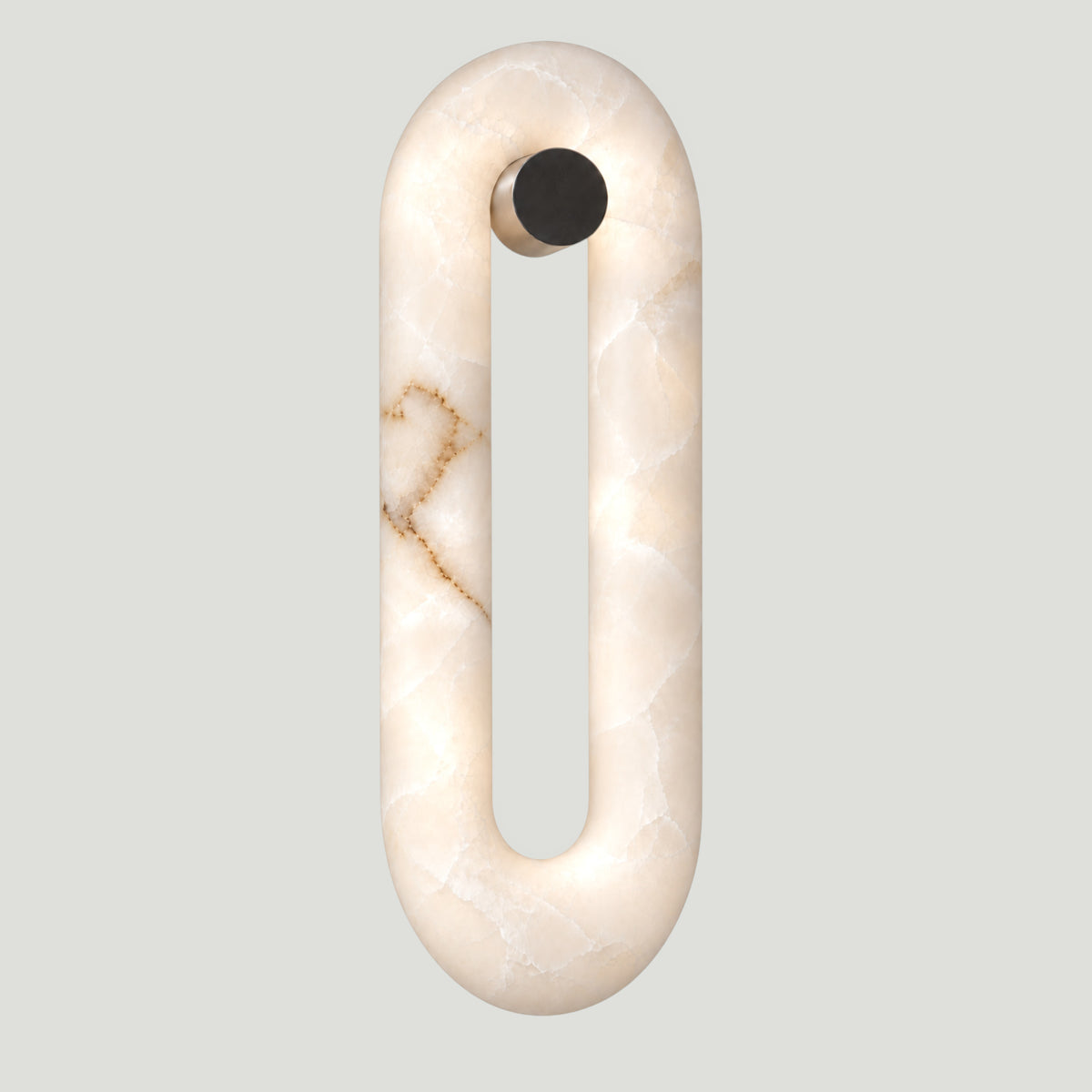 Lampara de pared Lithos oval hose símil mármol