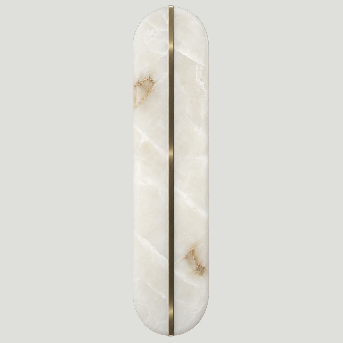 Lampara de pared Lithos oval stripe símil mármol