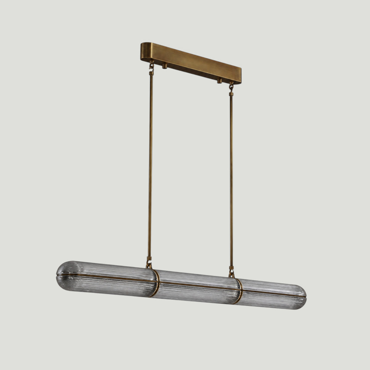 Lampara de colgar Vetro Ribbed Glass line