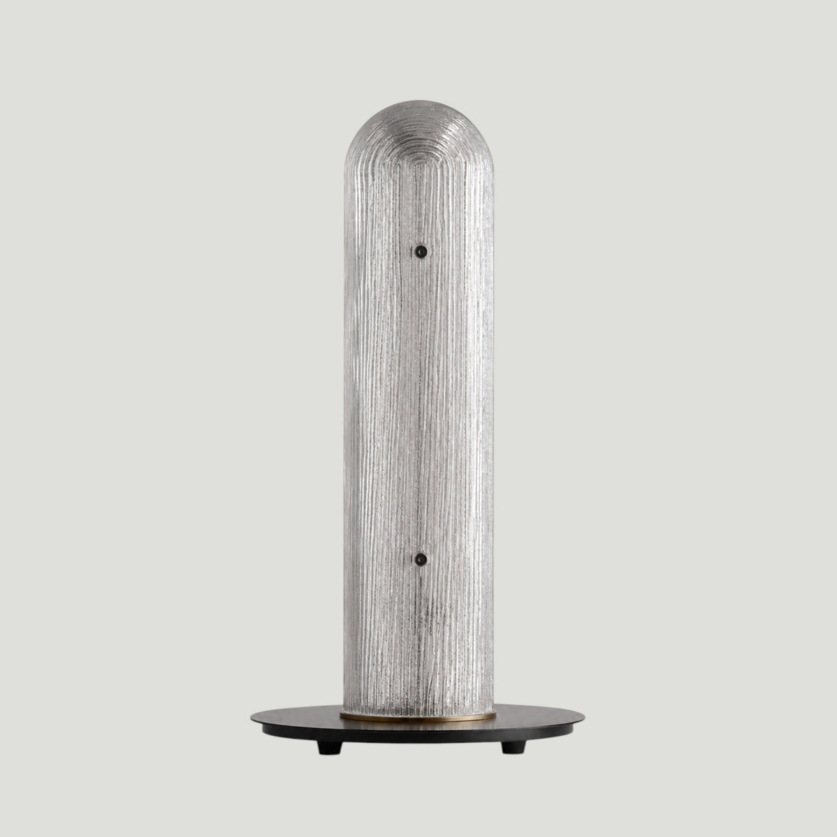 Lampara de mesa Vetro Ribbed Glass