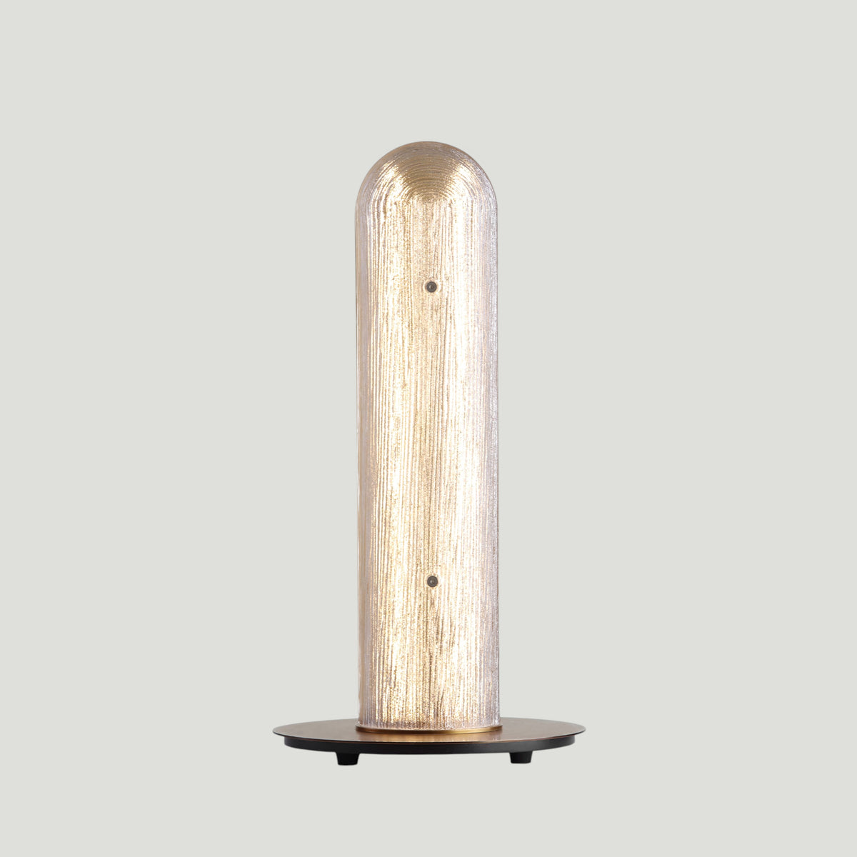 Lampara de mesa Vetro Ribbed Glass